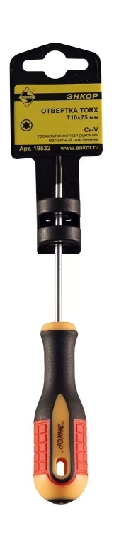 Отвертка Torx T10х75мм Энкор 19532 купить в Нижневартовске