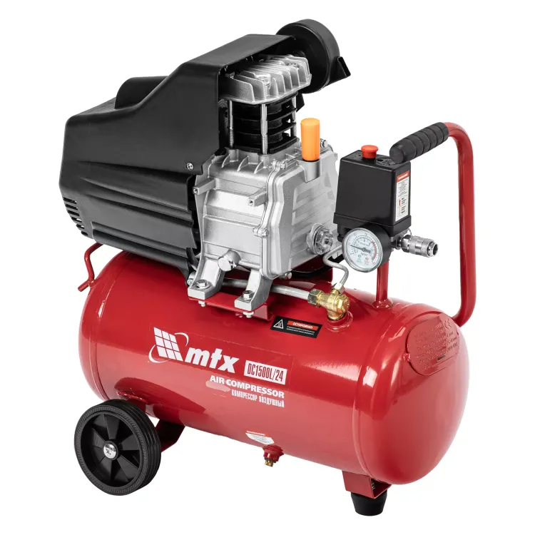 Компрессор воздушный MTX DC1500L/24, 1,5 кВт, 24 л, 210 л/мин 58017 купить в Нижневартовске