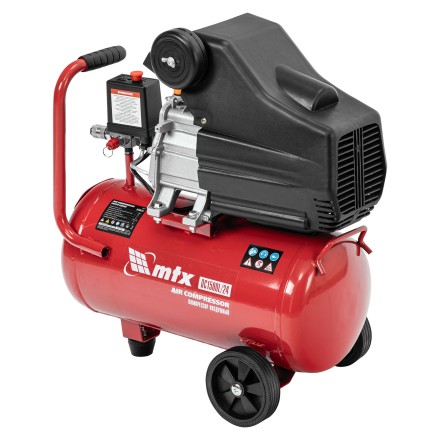 Компрессор воздушный MTX DC1500L/24, 1,5 кВт, 24 л, 210 л/мин 58017 купить в Нижневартовске