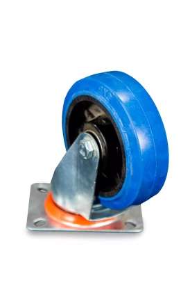 Колесо поворотное из эластичной резины MW150 150 мм 1024401 купить в Нижневартовске