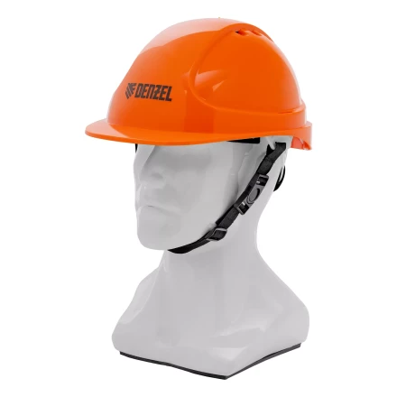 Каска защитная ударопрочная Denzel 89206, ABS/PC, плавная регулировка, модель «Форвард» (К-05),оранж. купить в Нижневартовске