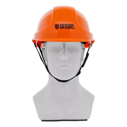 Каска защитная ударопрочная Denzel 89206, ABS/PC, плавная регулировка, модель «Форвард» (К-05),оранж. купить в Нижневартовске