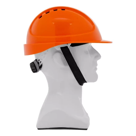 Каска защитная ударопрочная Denzel 89206, ABS/PC, плавная регулировка, модель «Форвард» (К-05),оранж. купить в Нижневартовске