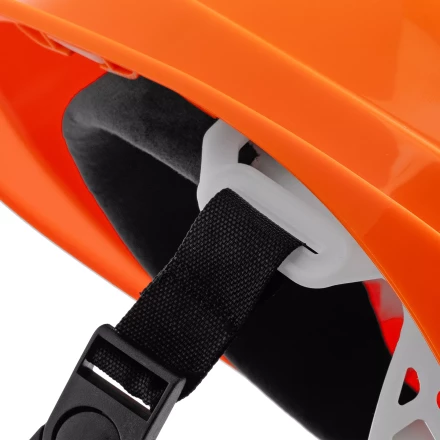 Каска защитная ударопрочная Denzel 89206, ABS/PC, плавная регулировка, модель «Форвард» (К-05),оранж. купить в Нижневартовске