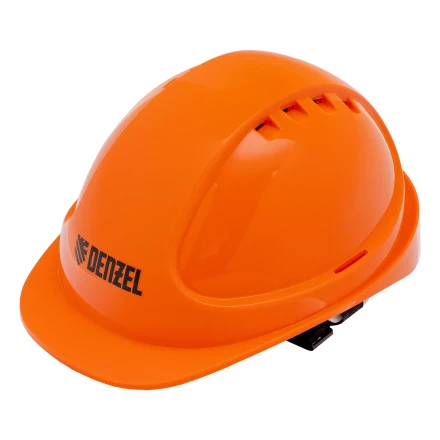 Каска защитная ударопрочная Denzel 89206, ABS/PC, плавная регулировка, модель «Форвард» (К-05),оранж. купить в Нижневартовске