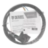 Шнур сетевой Denzel Energy Series, ПВС, 1,5 м, 3 x 1 мм, с неразборной вилкой, черный, 3 м, 37663 купить в Нижневартовске