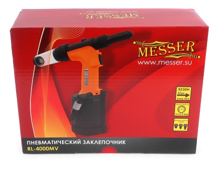 Пневматический заклепочник MESSER RL-4000MV для вытяжных заклепок (3,2 - 4,8 мм) купить в Нижневартовске
