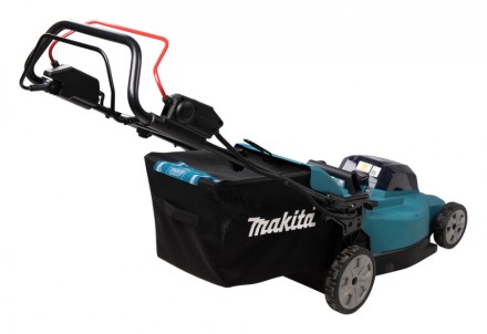 Аккумуляторная газонокосилка 48см, самоходная, 2х18V Makita DLM481Z (2х 5Ач, ЗУ) купить в Нижневартовске