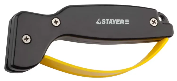 Точилка STAYER "MASTER" универсальная, для ножей, с защитой руки, рабочая часть из карбида 47513 купить в Нижневартовске