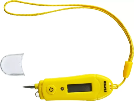 Тестер напряжения STAYER "МASTER" цифровой со световым индикатором, 12-220В, 70мм 45282 купить в Нижневартовске