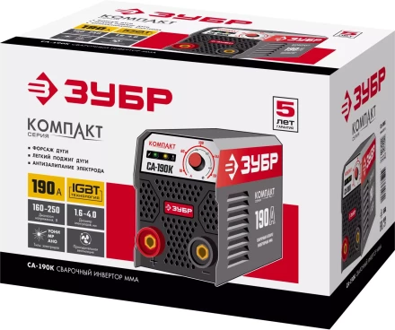 Сварочный инвертор ММА СА-190К серия МАСТЕР купить в Нижневартовске
