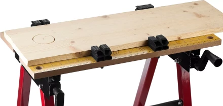 Верстак столярный ЗУБР "МАСТЕР" складной, 605х635х805 мм 38726 купить в Нижневартовске