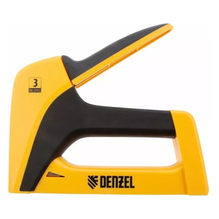 Степлер мебельный, пластиковый корпус, тип скобы: 13, 53, 300, 6-14 мм, Denzel 40210 купить в Нижневартовске