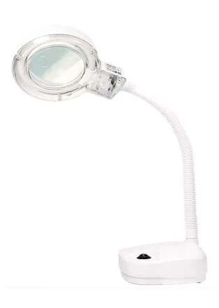 Лупа с подсветкой 3-х и 8-кратная D 87,5 мм на гибком штативе MATRIX 913605 купить в Нижневартовске