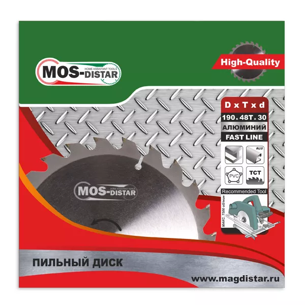 Пильный диск MOS-DISTAR алюминий PSA2558030 купить в Нижневартовске