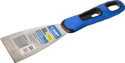 Шпатель ЗУБР "ПРОФЕССИОНАЛ" профилированное нержавеющее полотно, 2к ручка, 60мм 10049-06_z03 купить в Нижневартовске