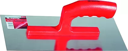 Гладилка из нерж. стали 280 х 130 мм зеркальная полировка пластмас. ручка  MATRIX 86776 купить в Нижневартовске