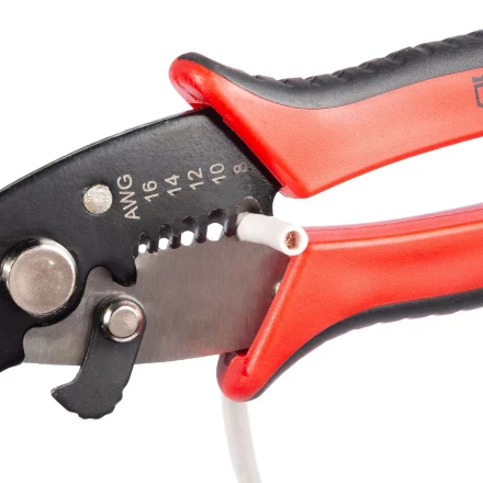 Ножницы для резки проводов КВТ MC-06 до 15 мм с функцией зачистки изоляции (85934) купить в Нижневартовске