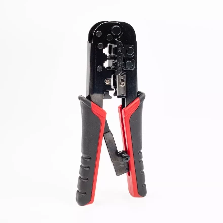 Кримпер многофункциональный КВТ JT-02 с 2 встроенными модулями для обжима RJ-45, RJ-12, RJ-11 (84626) купить в Нижневартовске