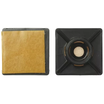 Площадка ЗУБР "МАСТЕР" под хомут нейлоновая, самоклеящаяся, 27 x 27 мм, 5 шт 4-309176-27-27 купить в Нижневартовске