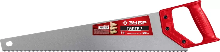 ЗУБР Тайга-7, 500 мм, универсальнаяножовка (15081-50) купить в Нижневартовске