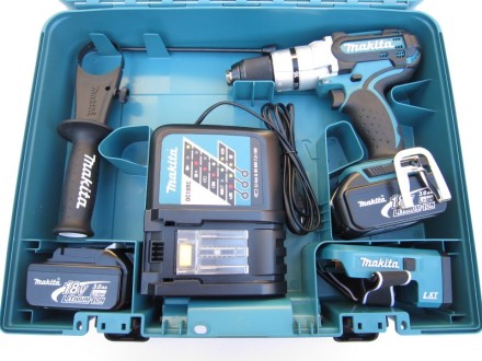 Дрель-шуруповерт аккумуляторная Makita DHP454RFE купить в Нижневартовске