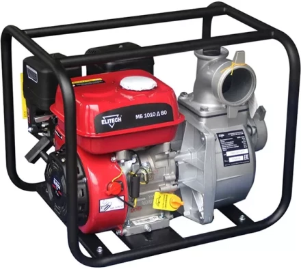 Мотопомпа ELITECH МБ 1010 Д 80 купить в Нижневартовске