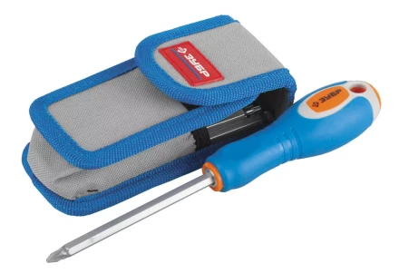 Набор ЗУБР Отвертка "ЭКСПЕРТ" с двусторон. стержнями, HEX5-5 и HEX6-6 с шариком, чехол для ношения на поясе, 10пред. 25297-H10 купить в Нижневартовске