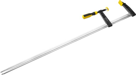 Струбцина STAYER, тип &quot;F&quot;, DIN 5117, двухкомпонентная ручка, профилированная закаленная рейка, 120х1000мм 32095-120-1000 купить в Нижневартовске