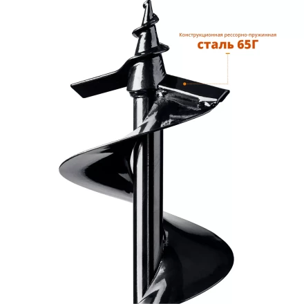 Шнек для мотобуров ЗУБР d 150 мм, грунт, (7051-15) купить в Нижневартовске