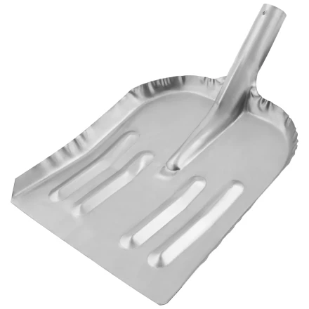 Лопата для уборки снега стальная оцинкованная, 320 х 340 мм, без черенка, Россия 615365 купить в Нижневартовске