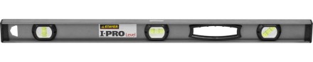 Уровень STAYER &quot;PROFESSIONAL&quot; I-PROLevel, усилен рельс с ручками, утолщен особопрочн профиль, точность 1мм/м, 3 ампулы, 80см 3477-080 купить в Нижневартовске