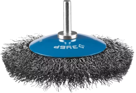 ЗУБР "ПРОФЕССИОНАЛ". Щетка коническая для дрели, витая стальная проволока 0,3мм, 100мм 35230-100_z02 купить в Нижневартовске