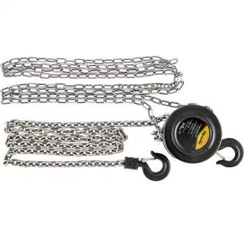 Таль цепная 500 кг h подъема 2,5 м расстояние между крюками 240 мм SPARTA 519105 купить в Нижневартовске