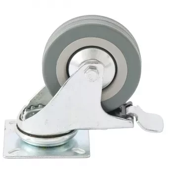 Колесо поворотное с тормозом d-75мм крепление  платформенное СИБРТЕХ 68720 купить в Нижневартовске