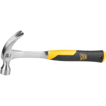 Молоток-гвоздодер JCB цельнокованый, двухкомпонентная виброгасящая рукоятка, 450г JHM003 купить в Нижневартовске