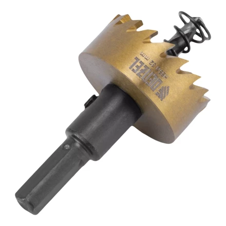 Коронка по металлу HSS, 32 мм, нитридтитановое покрытие Denzel 724109 купить в Нижневартовске