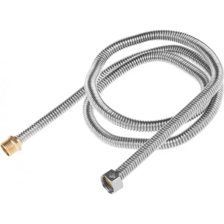 Подводка ЗУБР "ЭКСПЕРТ" сильфонная из нержавеющей стали, для воды, г/ш  (гайка-штуцер), 1/2", 1,5м 51011-G/S-150 купить в Нижневартовске