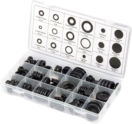 Набор сальников D 6,35 - 25,4 мм 125 предм. (арт. 48107) купить в Нижневартовске