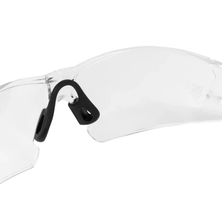 Очки защитные открытые Denzel 89191, поликарбонатные, прозрачная линза, 2х комп.дужки купить в Нижневартовске