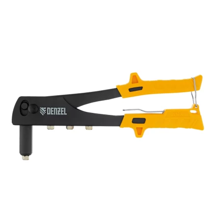 Заклепочник ручной Denzel, 255 мм, заклепки 2,4-3,2-4,0-4,8 мм, 40440 купить в Нижневартовске