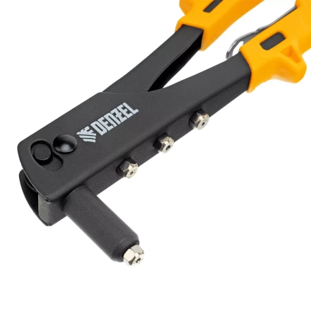 Заклепочник ручной Denzel, 255 мм, заклепки 2,4-3,2-4,0-4,8 мм, 40440 купить в Нижневартовске