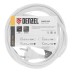 Шнур сетевой Denzel Energy Series, ПВС, 3 м, 2 x 1 мм, с неразборной вилкой, белый, 3 м, 37664 купить в Нижневартовске