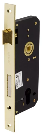 Корпус врезного замка ЗУБР "ЭКСПЕРТ", с защелкой, межосевое расстояние 85мм, прямоугольный ригель 52010_z01 купить в Нижневартовске