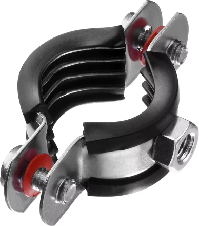 Хомут трубный с гайкой, оцинкованный, 3/4", 9шт, ЗУБР Мастер 37850-25-29 37850-25-29 купить в Нижневартовске