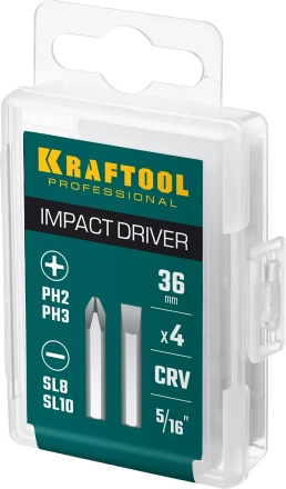 Биты для ударно-поворотных отверток KRAFTOOL 25551 купить в Нижневартовске