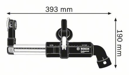 Насадка для пылеудаления Bosch GDE 16 Cyl (1.600.A00.1FJ) купить в Нижневартовске