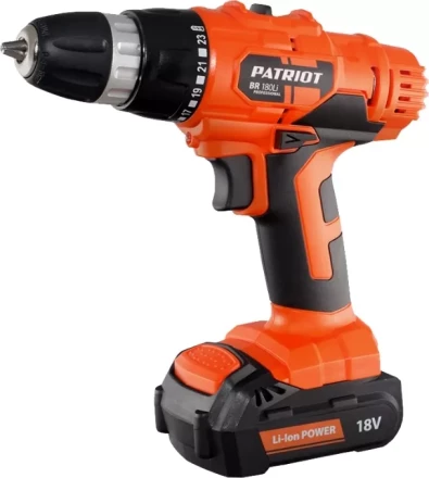 Дрель-шуруповерт аккумуляторная PATRIOT BR 180Li в кейсе купить в Нижневартовске