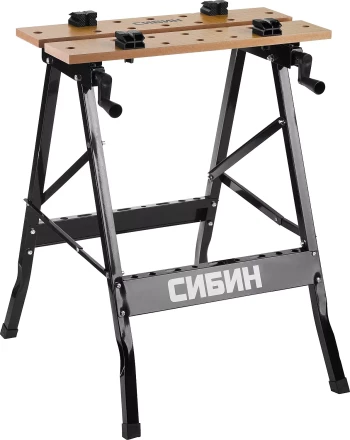 Верстак столярный СИБИН складной, 605х635х780 мм 38723 купить в Нижневартовске