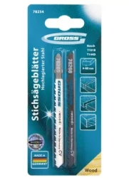 Набор полотен для электролобзика по дереву 2шт GROSS 78254